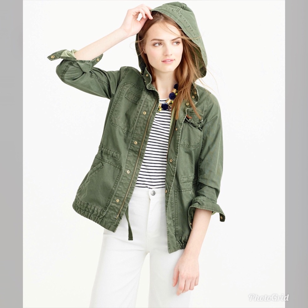 Like new J Crew military jacket xs